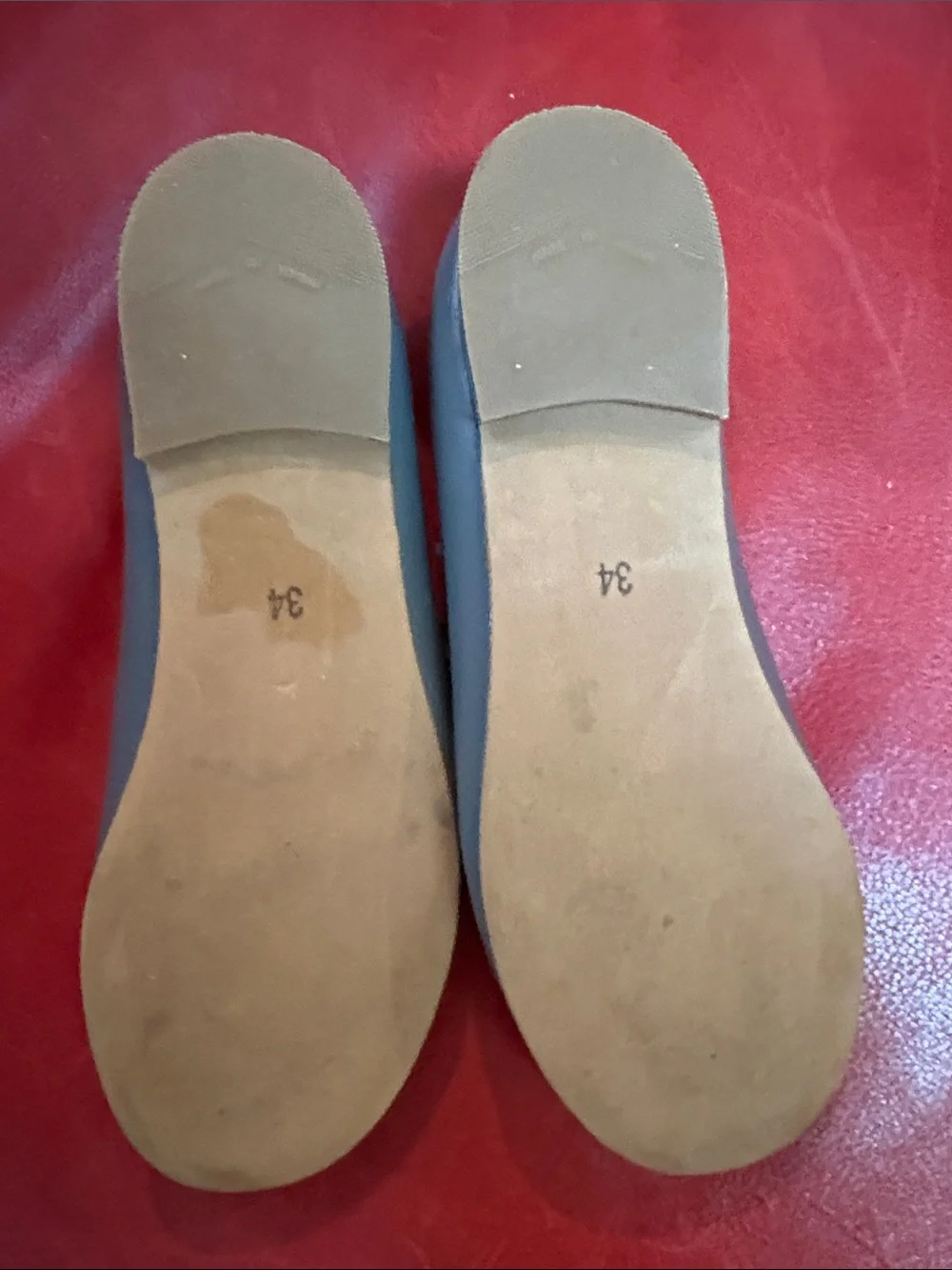 La Coqueta MaryJane leather Gray shoes sz 34